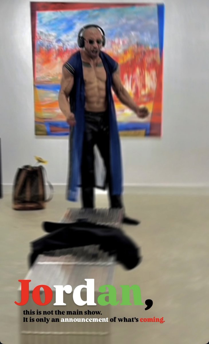 Project121111's tweet image. Jordan,
this is not the main show.
It is only an announcement of what's coming.