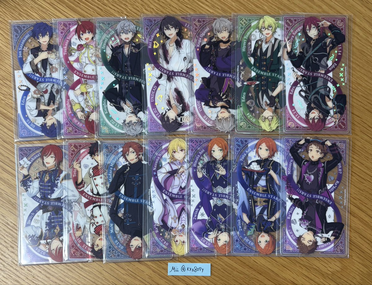 譲渡】あんスタ 中国 綻放クリカ トランプクリアカード 譲︙零 晃牙