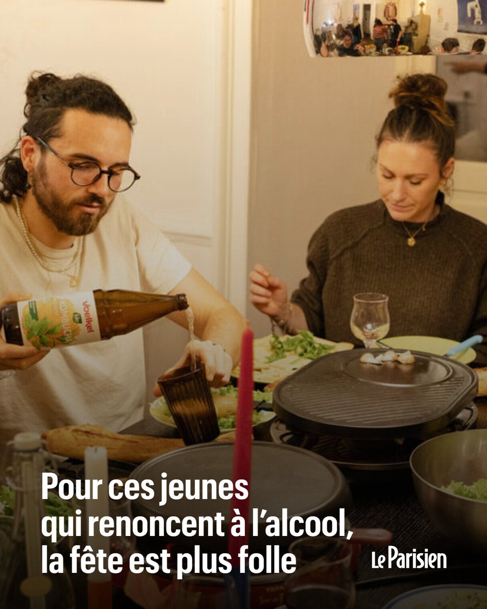 Jus de banane, kéfir et kombucha… 

De plus en plus de jeunes ne se reconnaissent pas dans les clichés liés à l’alcool et lui préfèrent la sobriété

Ce qui ne les empêche pas de s’amuser. Reportage à l’heure du Dry January

➡️ l.leparisien.fr/fwU8