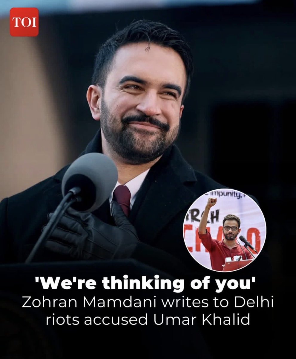 RashmiDVS's tweet image. Mamdani needs to be reminded that criminals might be heroes in New York but not in New Delhi!