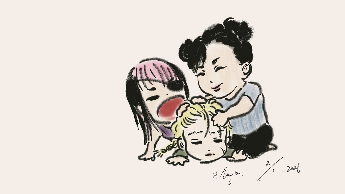 messagatto's tweet photo. Cute Big Sisters. #chunli #CammyWhite #Jurihan #StreetFighter https://t.co/mMP1efOHTK