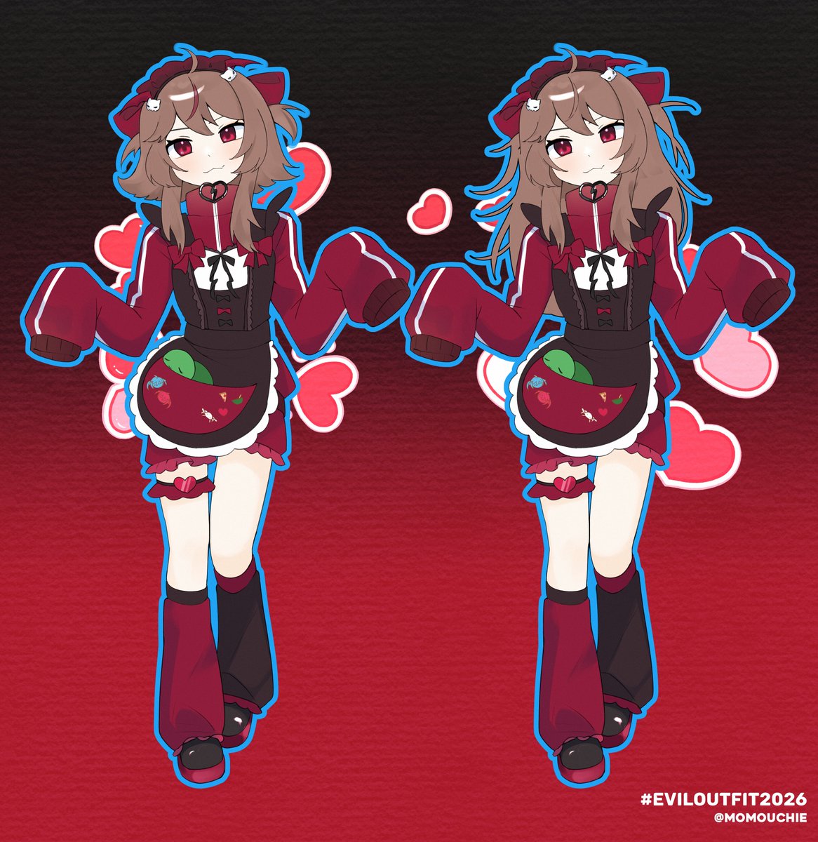 My entry for the contest!! ❤️
#eviloutfit2026