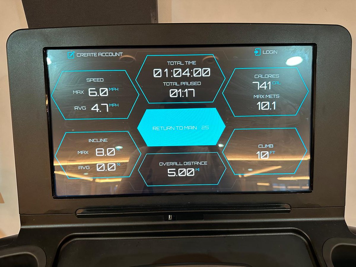 Hary_Tanoe's tweet photo. Praise God, badan masih sehat, selesai lari 5 miles (8 km), 741 Cal. https://t.co/vCso4gSU5a