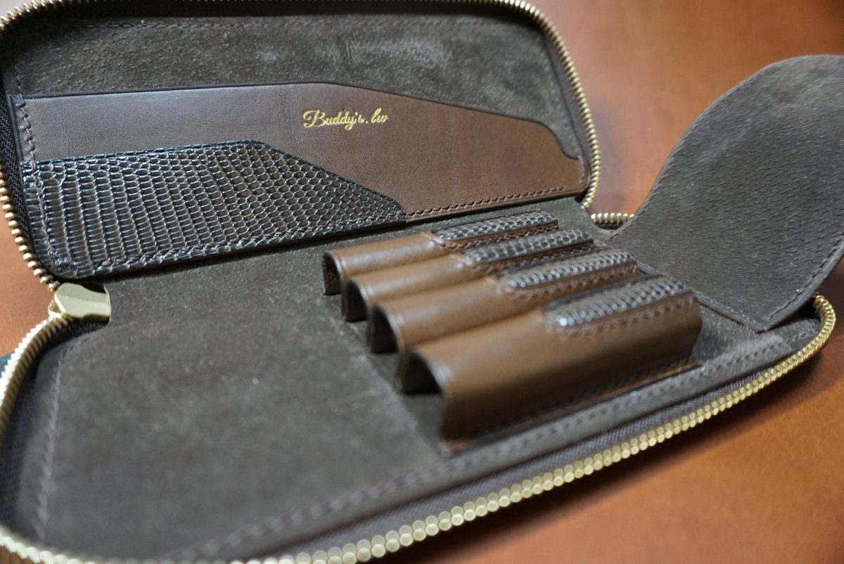 buddy's leather sddefault.jpg オーダーペンケース works 筆記具