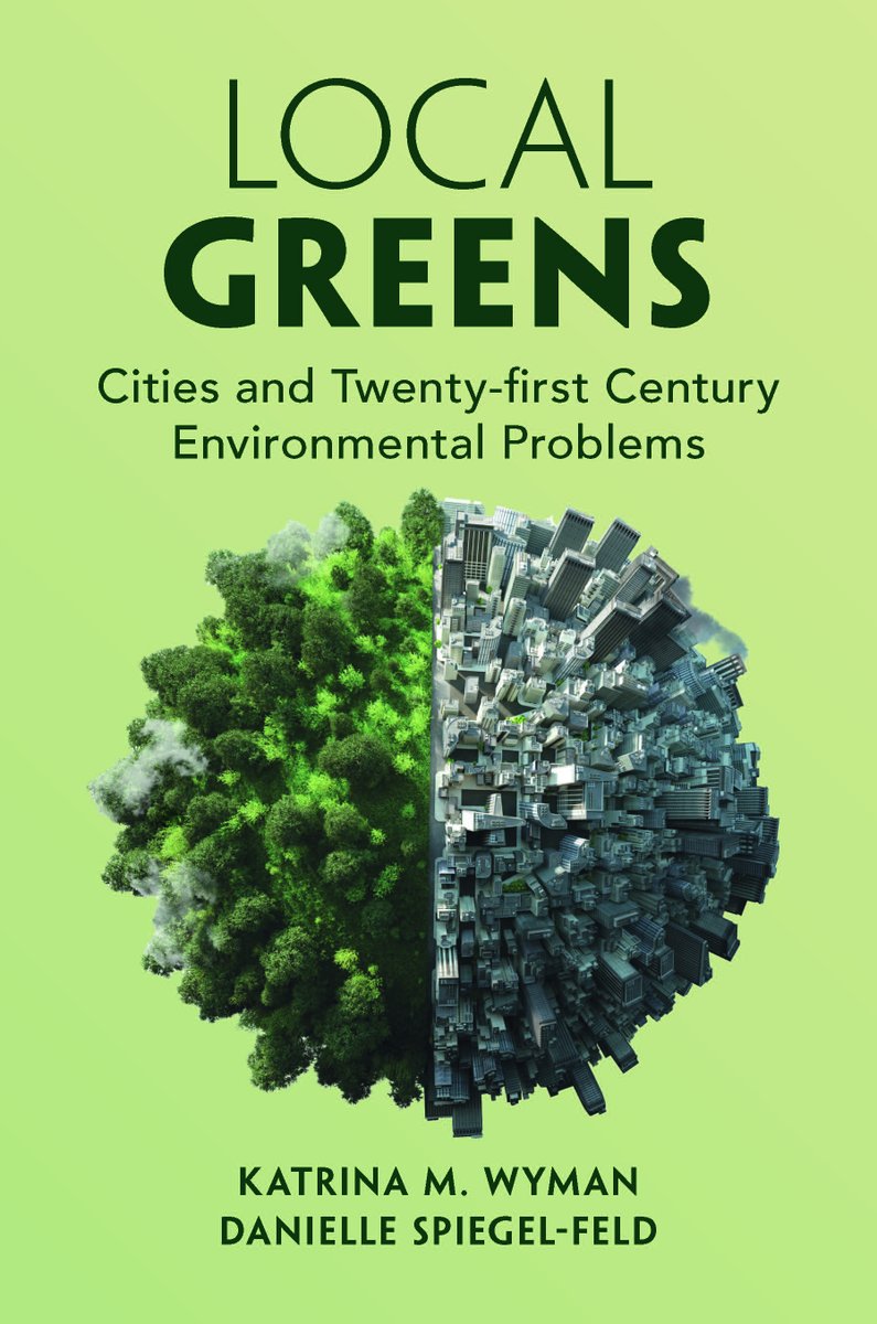 CUP_Law's tweet image. Local Greens by Katrina M. Wyman and Danielle Spiegel-Feld
The first clear-eyed analysis of the potential for big city governments to address climate change in the early 21st century.
📚 cup.org/4hELjPg

#environmentallaw