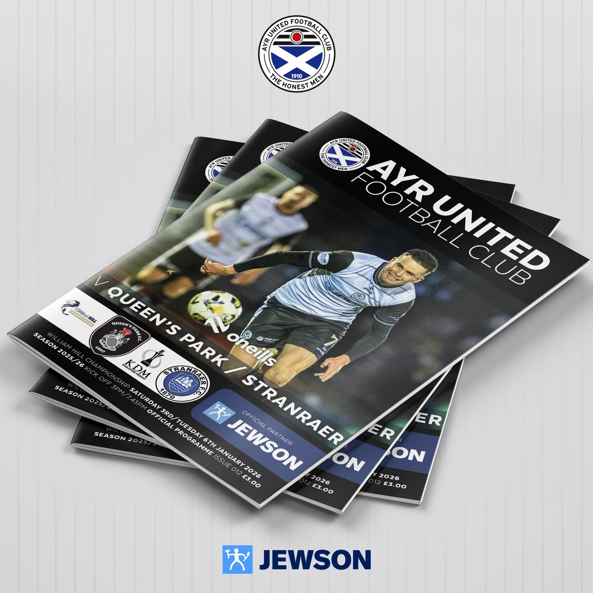 A programme covering tomorrow's match is now available in our Club Shop and can be picked up around the stadium in the build up to kick off.

The Club Shop will be open from 1pm until 4pm today.

Don't forget to also purchase your Half Time draw tickets for a chance to win £200.