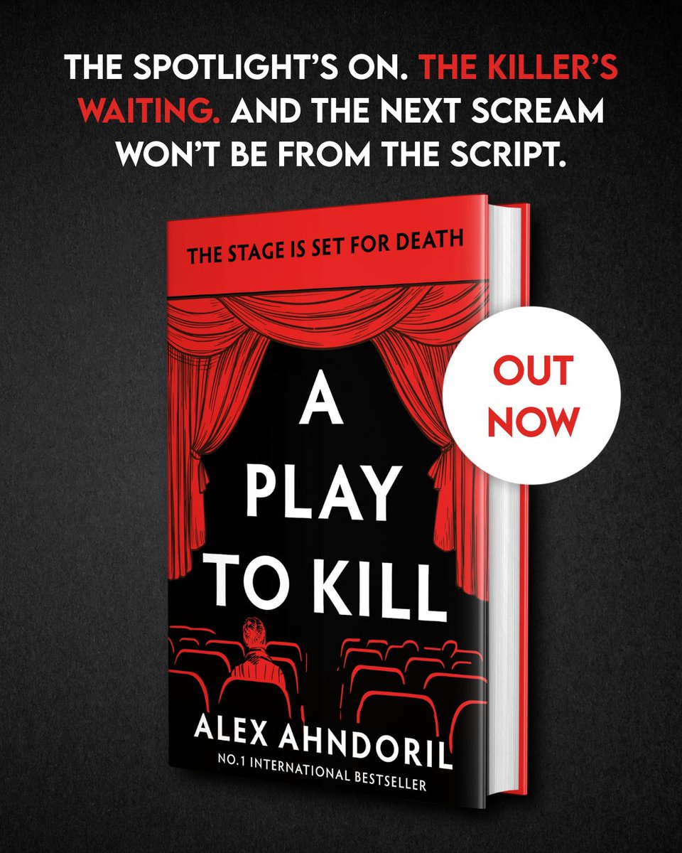 ZaffreBooks's tweet photo. Start 2026 with a thrill! 🎭💀 From #1 bestselling author comes A Play to Kill: Julia Stark must stop a dead fiancé haunting a theatre before it’s curtains for Bianca… suspense you won’t forget!

Order now: https://t.co/ivfLwDayUT https://t.co/lKzoDjyKqy