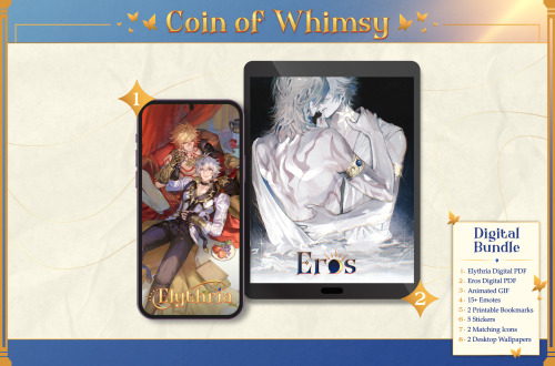 phaideizine's tweet photo. DIGITAL BUNDLE — Coin of Whimsy
Price: $15 for either of the books or $25 for both. https://t.co/OYhexeUUVO