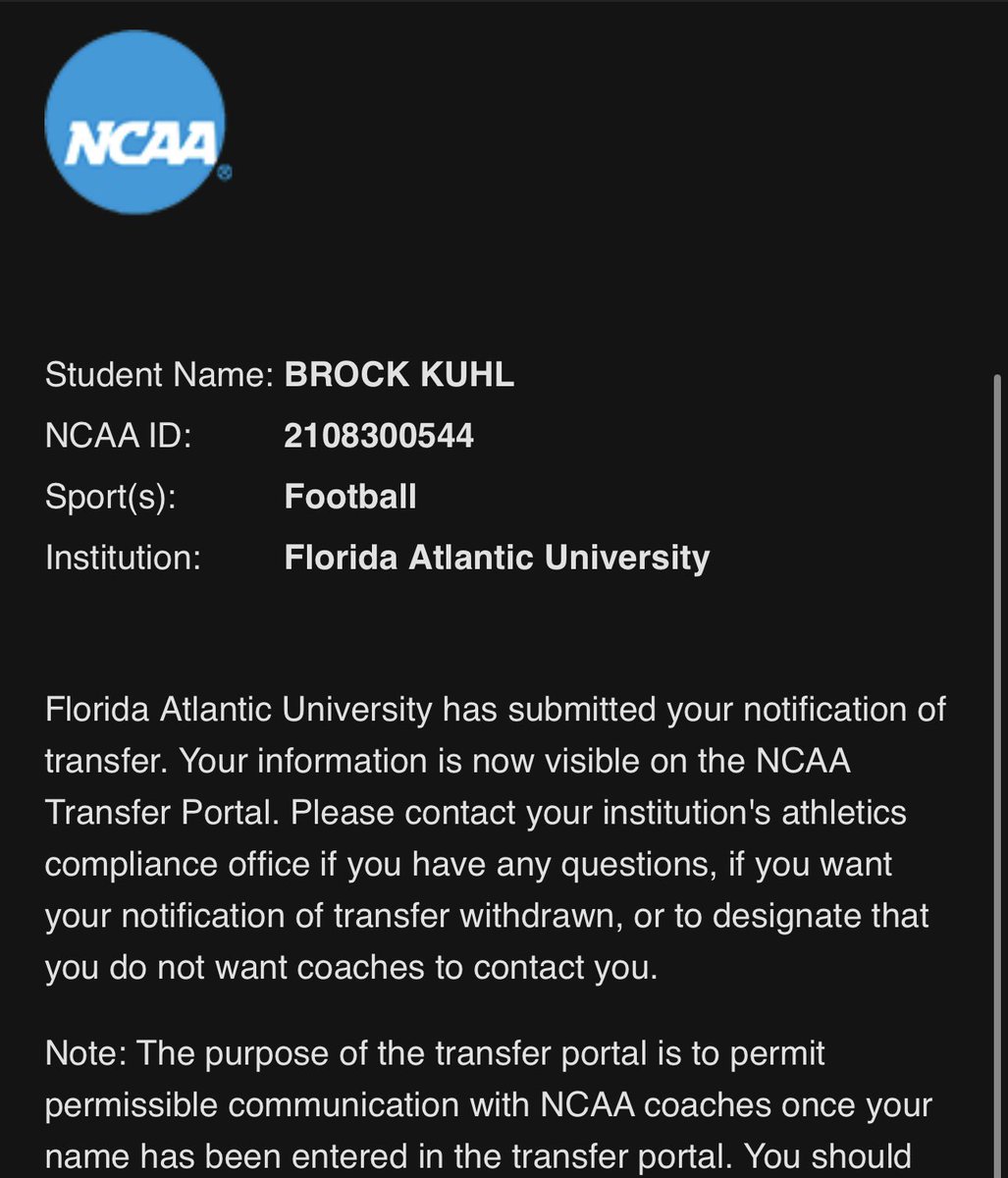 Officially in the portal