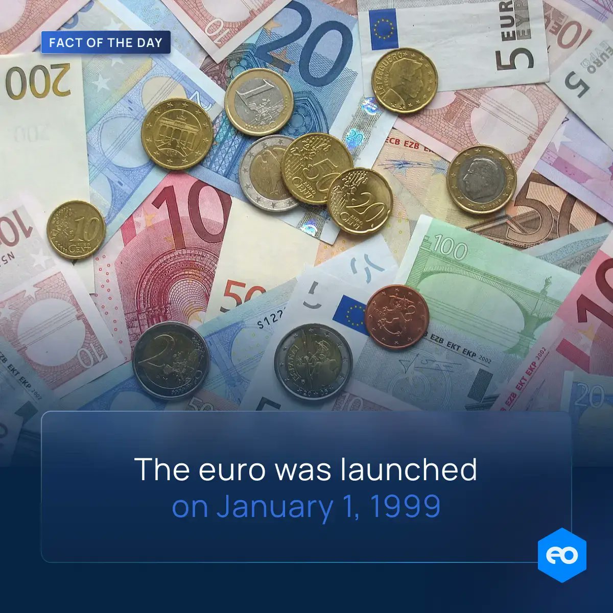 On January 1, 1999, the euro was officially launched as a shared currency  by 11 European countries, marking a significant milestone in economic and  political integration. It was first adopted for electronic