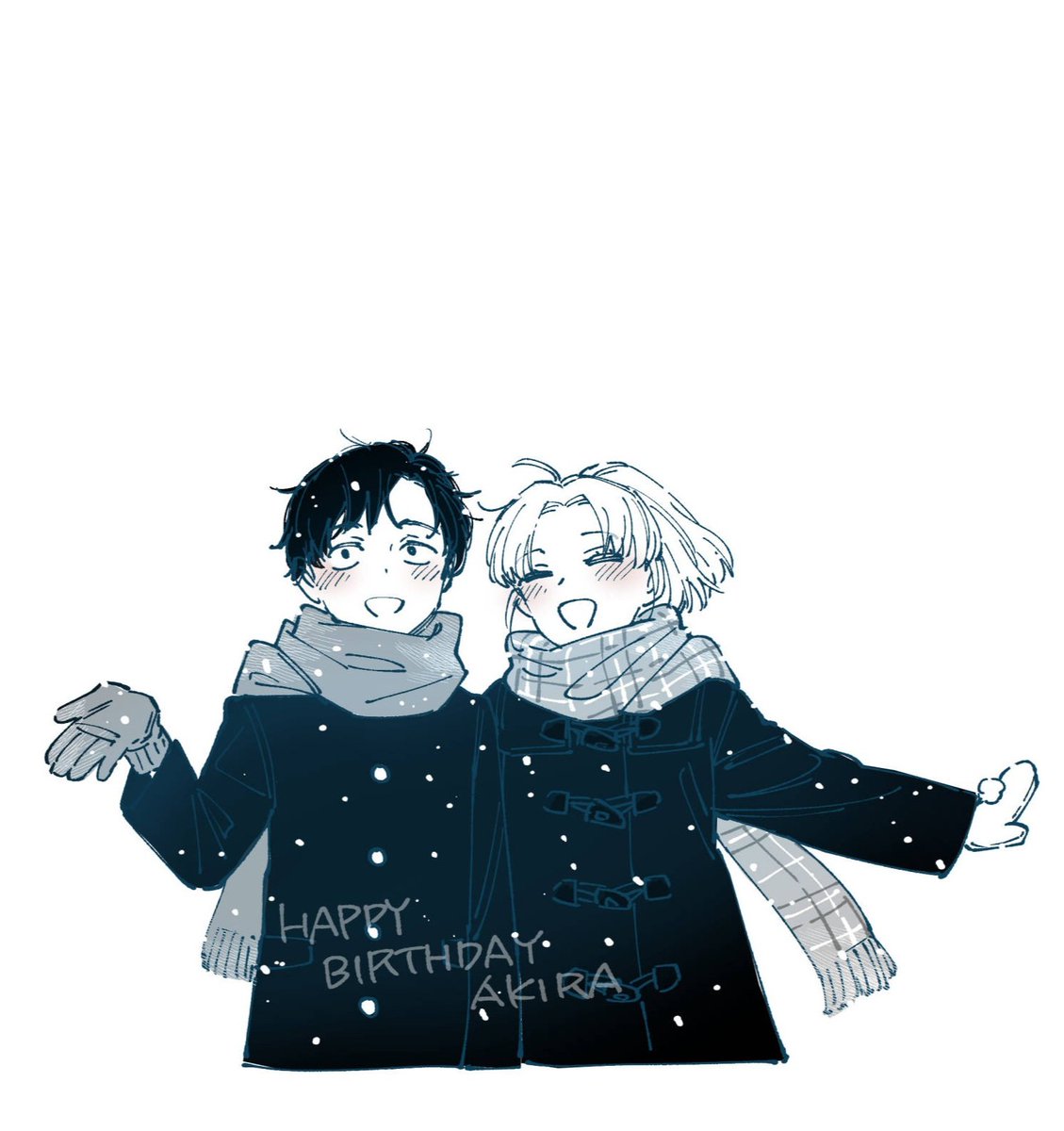 雪ですね☃️
似非森先生誕生日おめでとう❄️