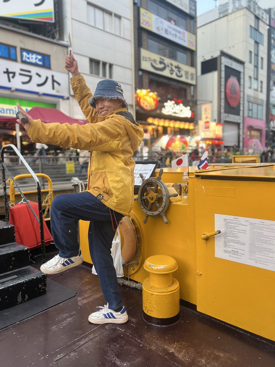 トモヤ隊長、かっこ良かった✨
#とんぼりクルーズ