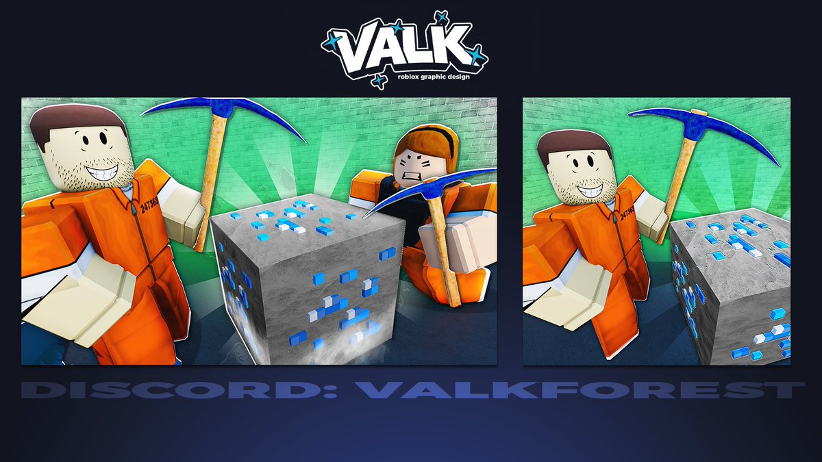 Recent Work for ⛏️Mine For Freedom

If you're interested in commissioning me, you can do so by adding me on Discord - ValkForest 

 Likes🩷&amp; Retweets♻️are very appreciated (maybe even a follow?) 
#robloxart #robloxdev #robloxgfx #roblox