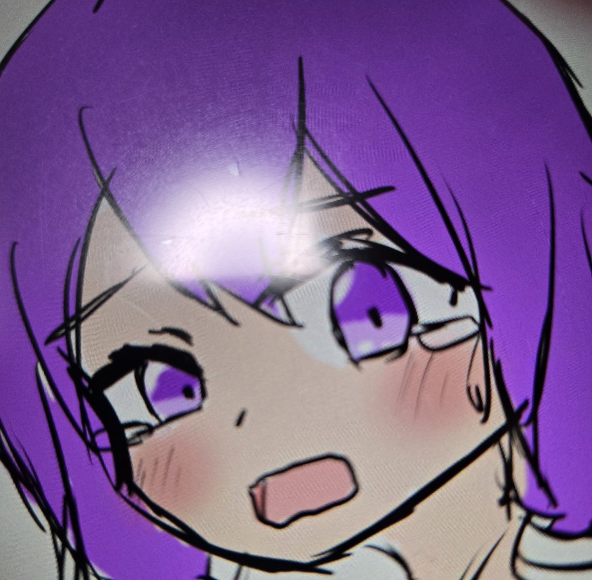 瞳の形を左右非対称にするとなんか良さげな表情になることがわかった(２０２６年最初の発見)