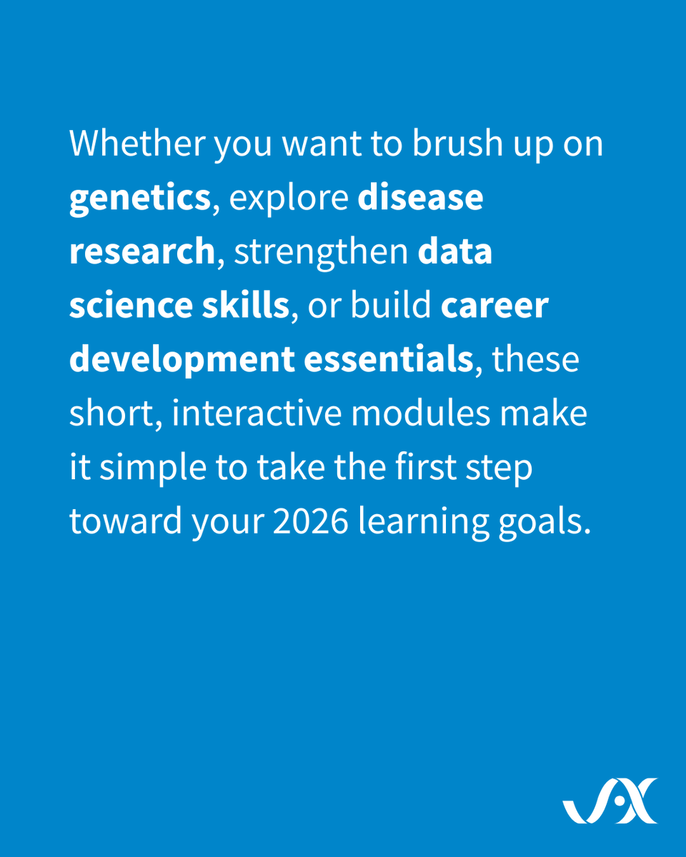 jacksonlab's tweet image. ✨ Did you know JAX offers free, self‑paced online MicroLessons (15 minutes) and Mini‑Courses (1–2 hours)?

👉 MicroLessons: education.learning.jax.org/page/online-mi…
👉 Mini‑Courses: education.learning.jax.org/page/online-mi…