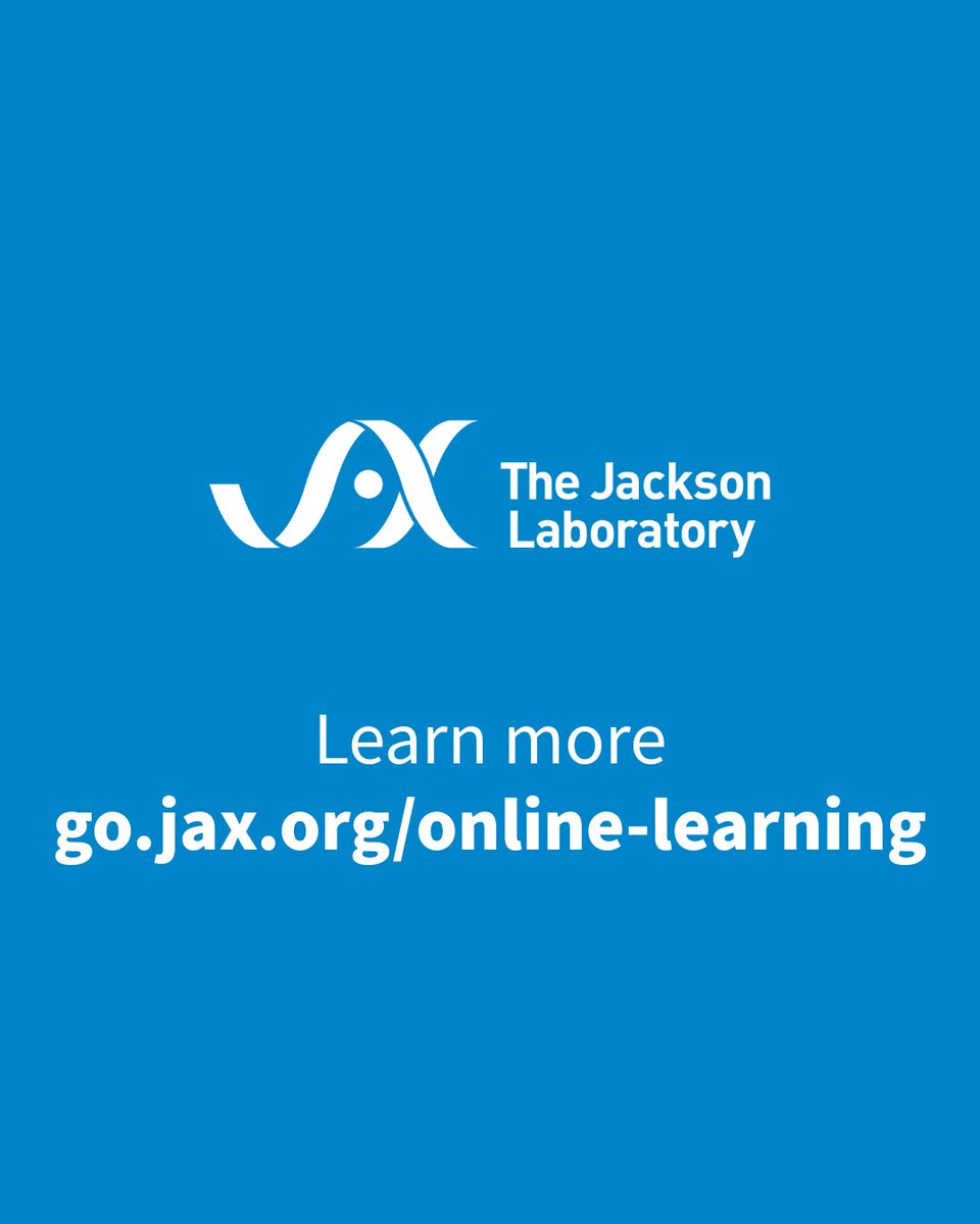 jacksonlab's tweet image. ✨ Did you know JAX offers free, self‑paced online MicroLessons (15 minutes) and Mini‑Courses (1–2 hours)?

👉 MicroLessons: education.learning.jax.org/page/online-mi…
👉 Mini‑Courses: education.learning.jax.org/page/online-mi…