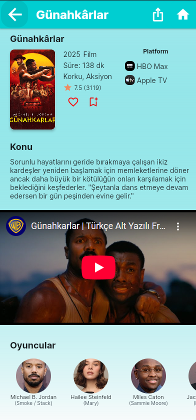 MMgcelik's tweet photo. @gusholderhaber Film/dizi öneren ve hangi platformda olduğunu gösteren küçük bir Android uygulama yaptım �� Kapalı test aşamasında, 14 gün kullanıp dürüst yorum yapabilecek kişiler arıyorum. DM atmanız yeterli https://t.co/qLcSVqqv6o