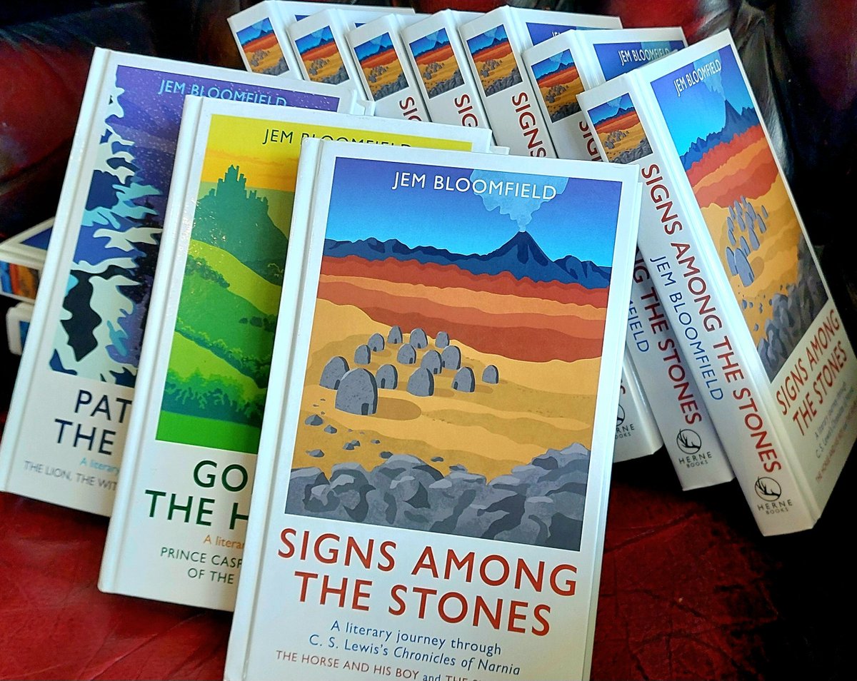 jembloomfield's tweet image. My new book on Narnia is out! After a bit of a delay, "Signs Among the Stones" is on sale - it explores The Horse and His Boy and The Silver Chair, tracing literary and cultural influences, from Plato to Mark Twain to Spenser (RTs appreciated!)