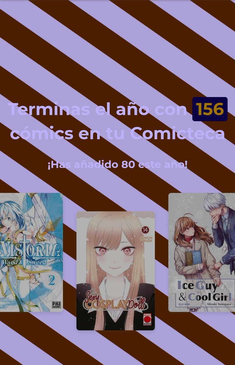 Ikerrss's tweet image. El siguiente año llego a los 100 tomos comprados por año