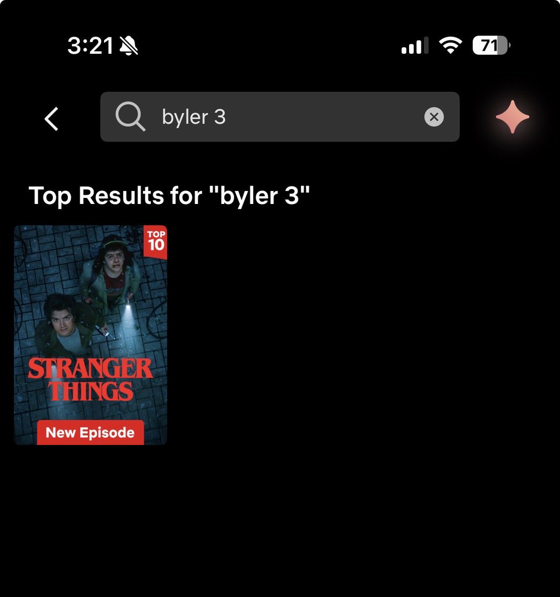 MattTheBandito's tweet photo. why does it still show uppp 😩😩😭 #3gate #searchgate #conformitygate #strangerthings #byler https://t.co/aQm3bTlf33