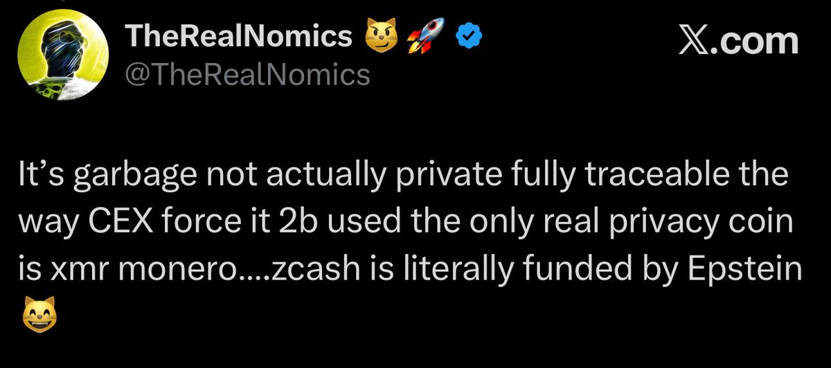 We kinda been telling u this but the bigger story should be the unified shitfluencer front 2 shove all of Ct into this fully traceable pile of govt tracking shit #zcash cuz if u knew where #Zcash came from most of u would 🐝 pretty pissed off with all of them just saying 😺👉✡️