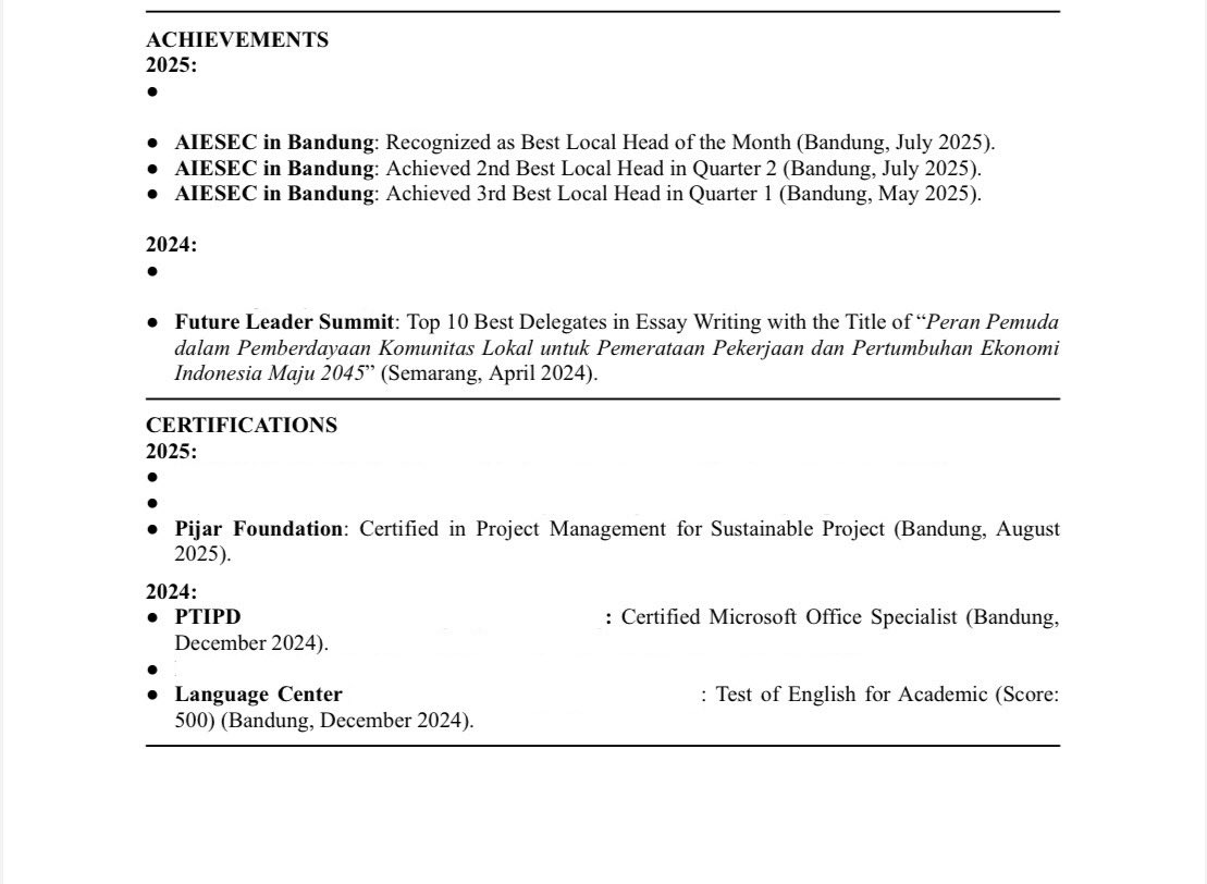 bagashukum's tweet image. HOW TO CREATE &amp;amp; MAXIMIZE YOUR CV ATS FOR INTERNSHIP ⭐️🥇🏆