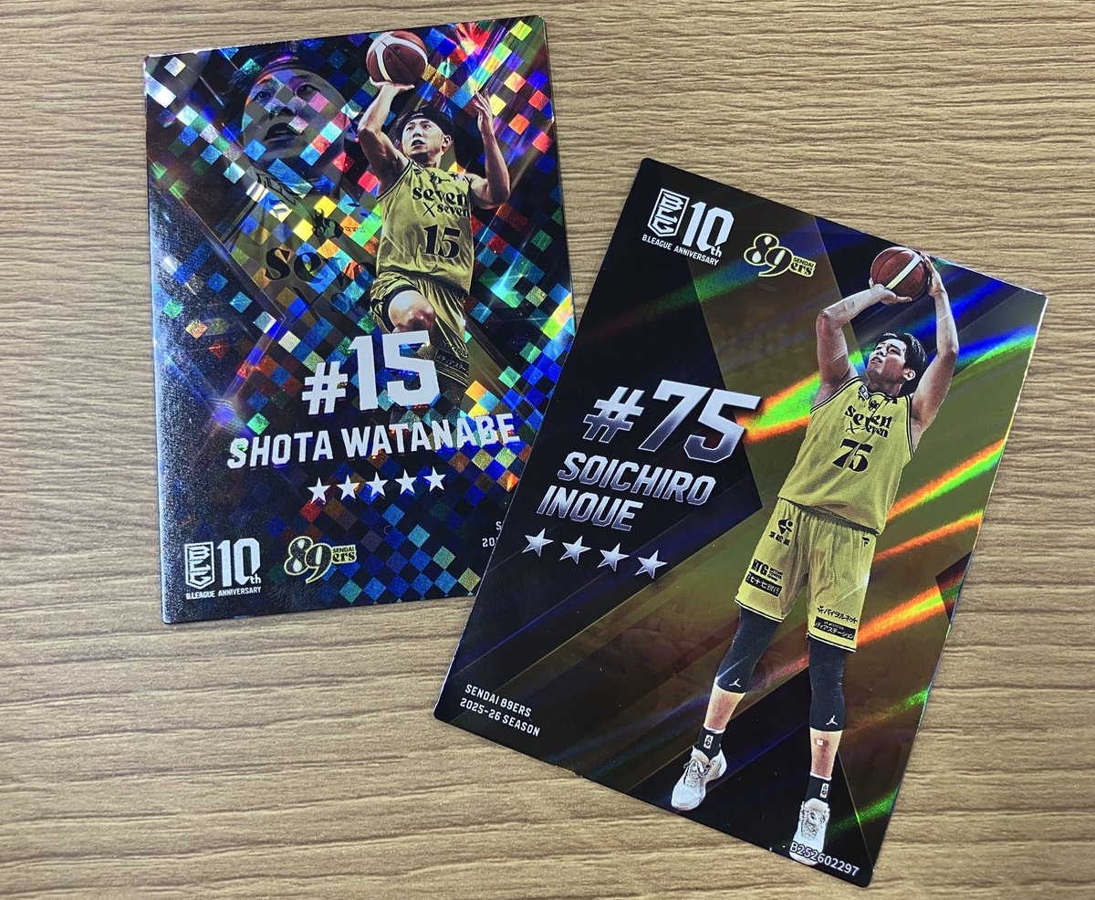 Bリーグ 公式トレカ 1/3(土)・4(日)の 宇都宮戦から発売‼️ ＼ ゼビオ