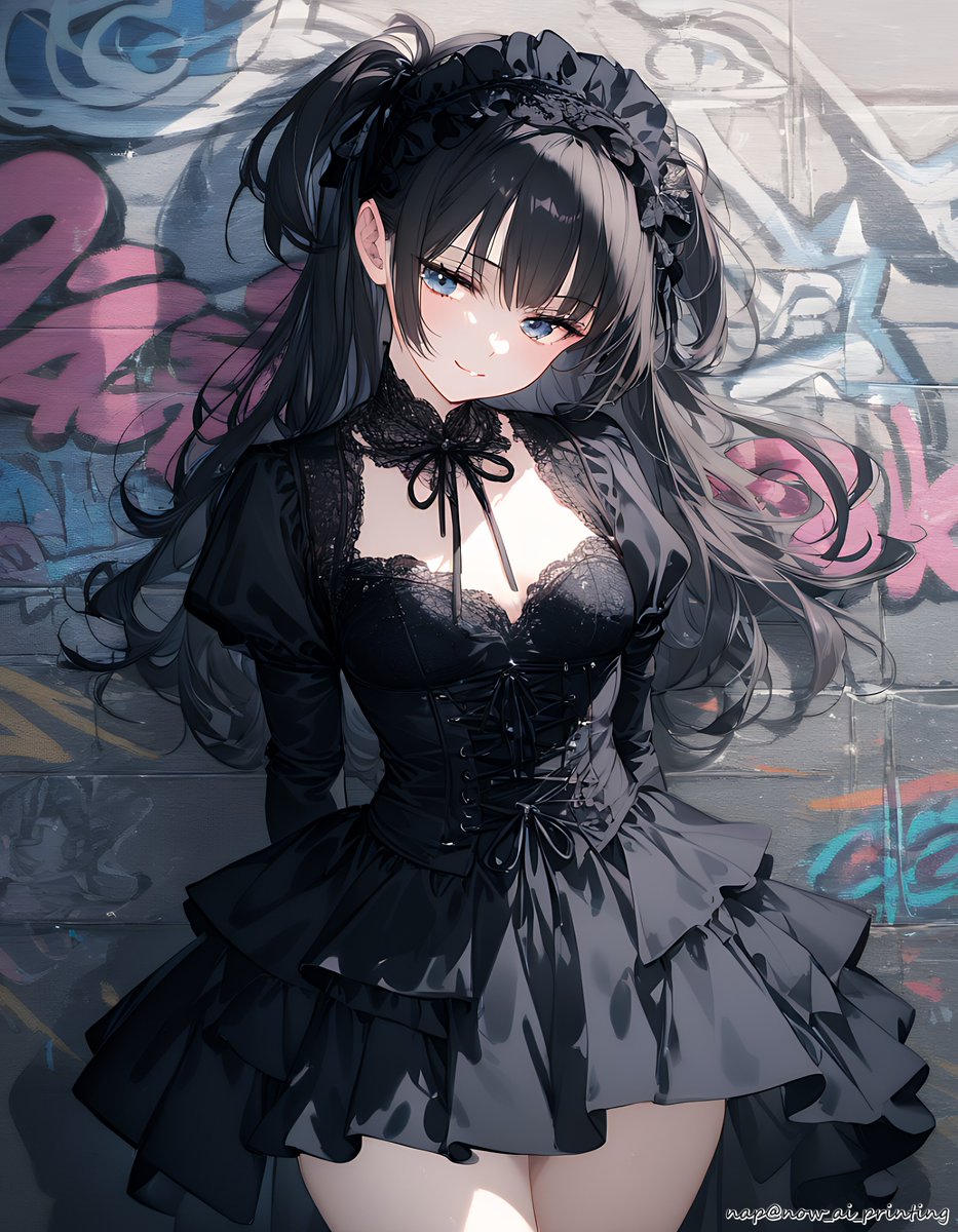 ♡かにゃちみ♡♡ブラック 黒メイドはいかが？ SFW