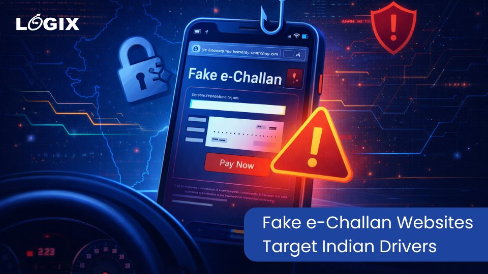 Fake e-Challan websites are targeting Indian drivers through SMS and WhatsApp phishing. Urgent payment messages lead to lookalike portals designed to steal financial data. Learn how to identify and avoid these scams.
Read more: logix.in/fake-e-challan…