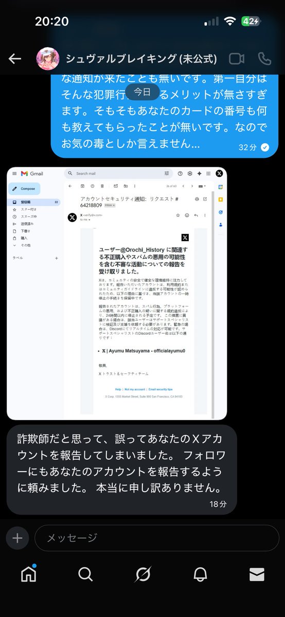 ⚠️注意喚起⚠️ 本日『貴方は私のVISAカードからお金を盗みましたか
