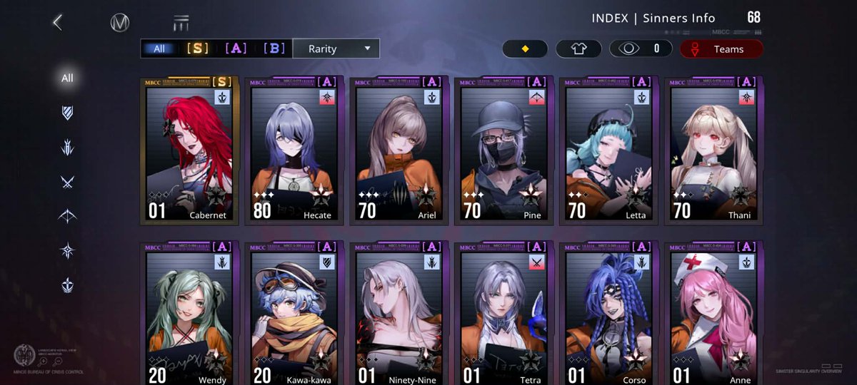 Castoroce's tweet image. Wts akun path to nowhere
Lvl 63, Asia, FMC
Story N1-2 
F2p

Sinner S limited : 000 S2
Sinner lain, CB liat di pict yah.
Price? 150k nego.

#zonauang #zonajajan 
Note : akun titipan, bukan punya Noki.