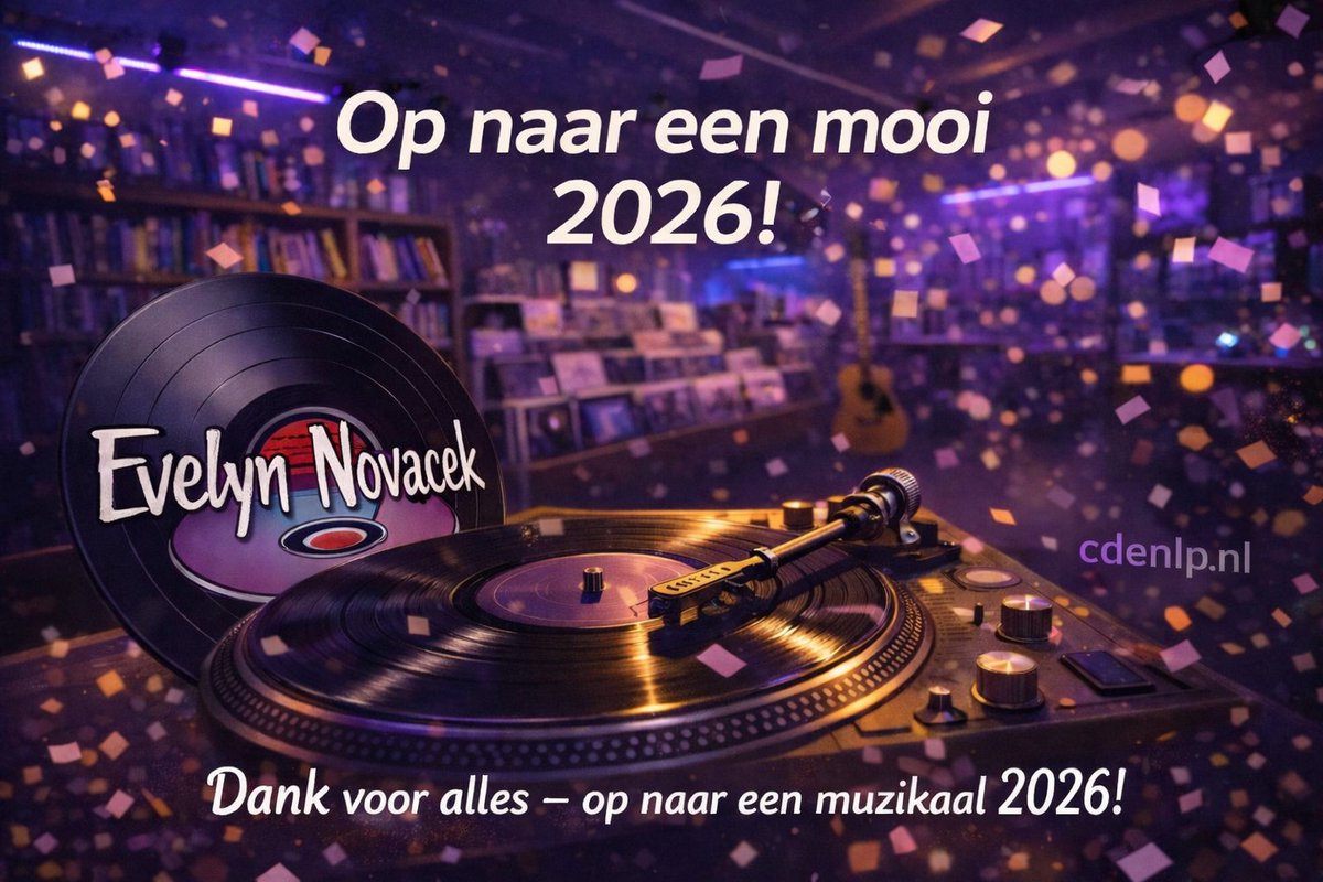 Wat een jaar…
Dank aan iedereen die de winkel of webwinkel wist te vinden.
Voor elk bezoek, elk gesprek en elke plaat of cd.
Op naar een mooi, muzikaal en gezond 2026.
Wees welkom! 🎶