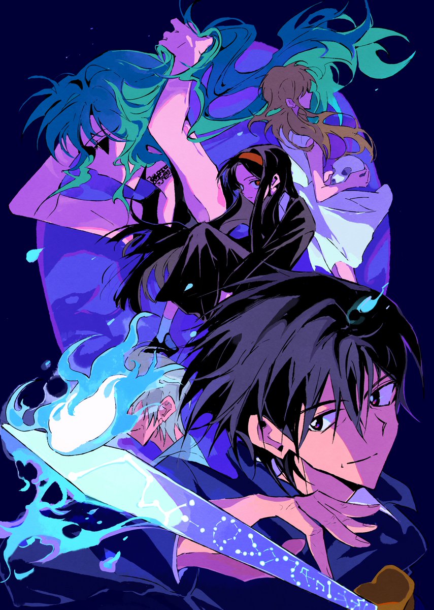 2cha_anchovy's tweet image. 괴담출근 여캐 앤솔로지 &amp;lt;GGG: Girls, Ghost, Ghossip&amp;gt;에 표지 협력했습니다~!👻🫶