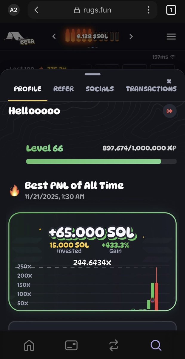 TyDivineLight's tweet photo. Go on https://t.co/pdU0GcLkqQ on solana use my referral code and we both get a free .25 sol once u reach lvl 20 ive made so much from this game and you get free crates to open possibly winning 100sol. https://t.co/Pj9tJxoiPb https://t.co/r9HySWss3d