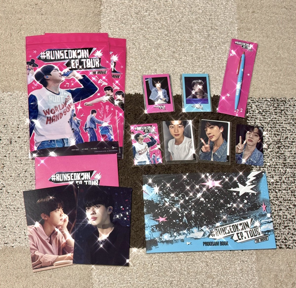 Jin #Jin_TOUR_Movie #RUNSEOKJIN_epTOUR_Movie 年末年始唯一のお