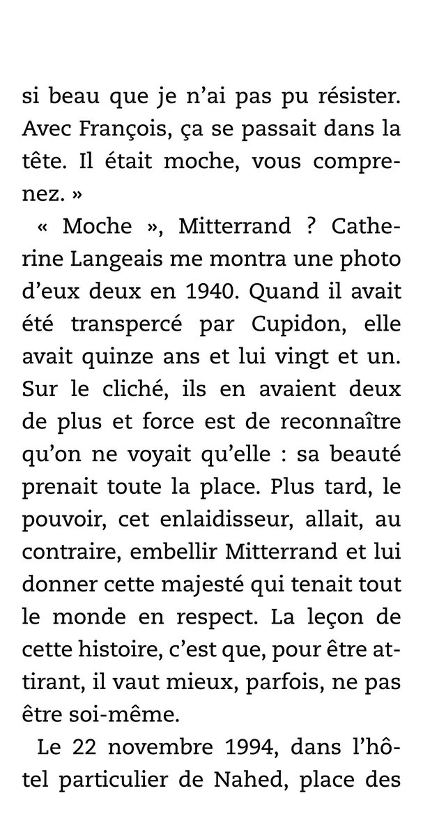 2 janvier 1939
Un amour donné à jamais. 
Marie-Louise à <a href="/fogiesbert/">F-O Giesbert</a> 
« Mitterrand m’a aimée jusqu’à la fin de sa vie… Même les dernières années, malgré son cancer, il trouvait le temps de me téléphoner ou de passer me voir… Il était tellement romantique. »