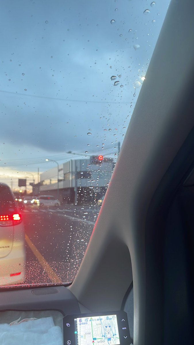 雨が来ましたな 雪に変わるんろうか？