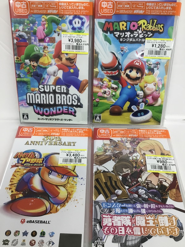Switchソフト買い取りました! ｢#スーパーマリオブラザーズワンダー