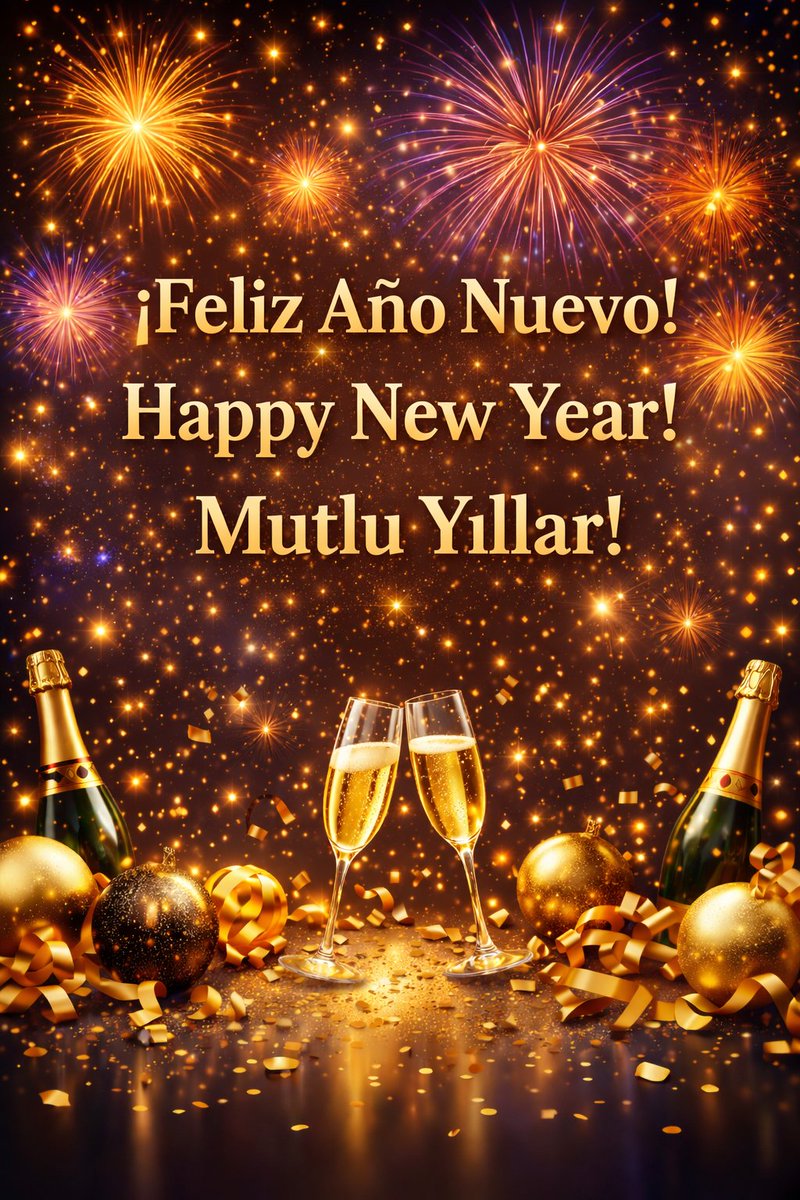 #FelizAñoNuevo 🎆
#HappyNewYear 🥂
#MutluYıllar 🎇
