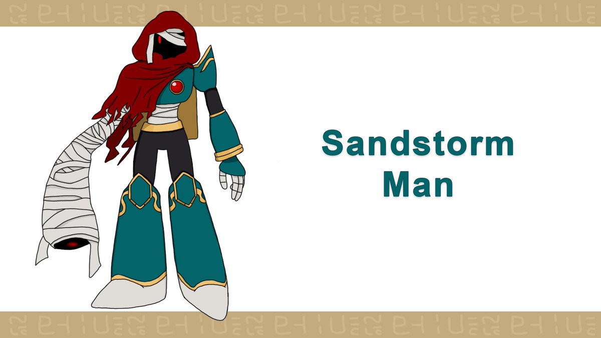 elisia_vt's tweet photo. Robot Master Design - Sandstorm Man
Created for archaeological expeditions.
The powerful suction arm can be used to collect and store materials for research. It also functions to clear sand and other debris.
Pen name: Elisia
#MegaManDO #DesignARobotMaster https://t.co/H9Nd6yZhQx