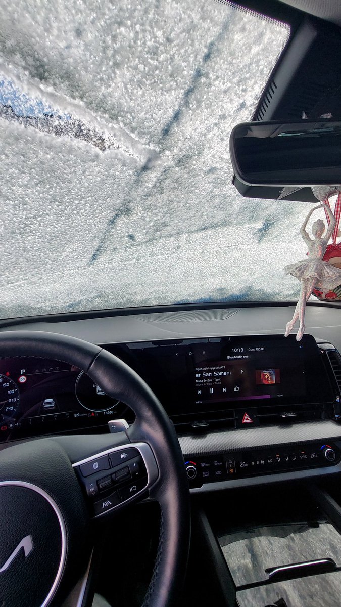 Niyet ettim arabanın karını temizlemeye 🥶❄️😅