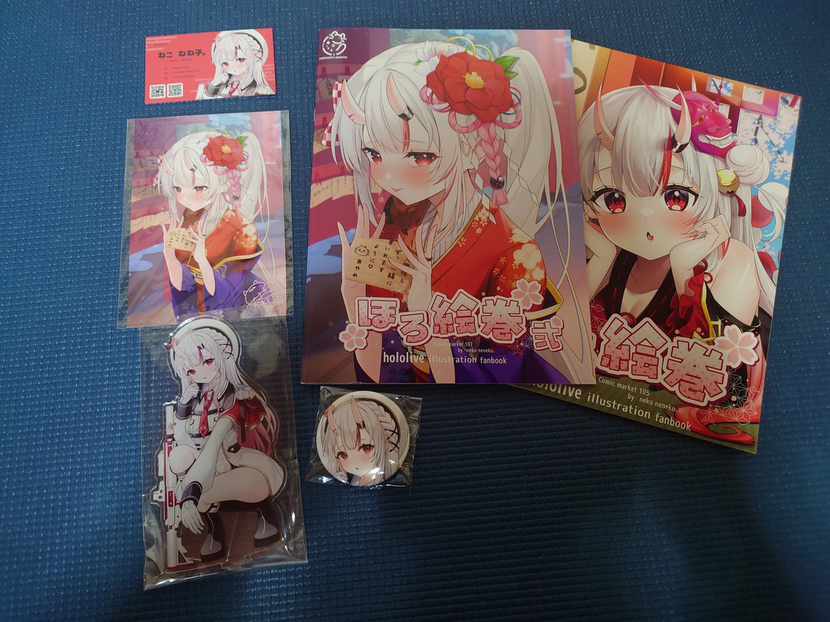 C107 戦利品（その8） ねこ ねねこ。先生（@oekakineneko ）のかわ余本