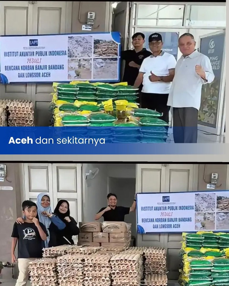 iapi_official's tweet image. Terima kasih kepada seluruh pihak yang telah berpartisipasi Tahap 2 dan mendukung terselenggaranya kegiatan ini. Semoga bantuan yang disalurkan dapat memberikan manfaat serta membantu masyarakat terdampak untuk bangkit dan pulih kembali.

#PeduliSumatra #IAPI #PrayForSumatra