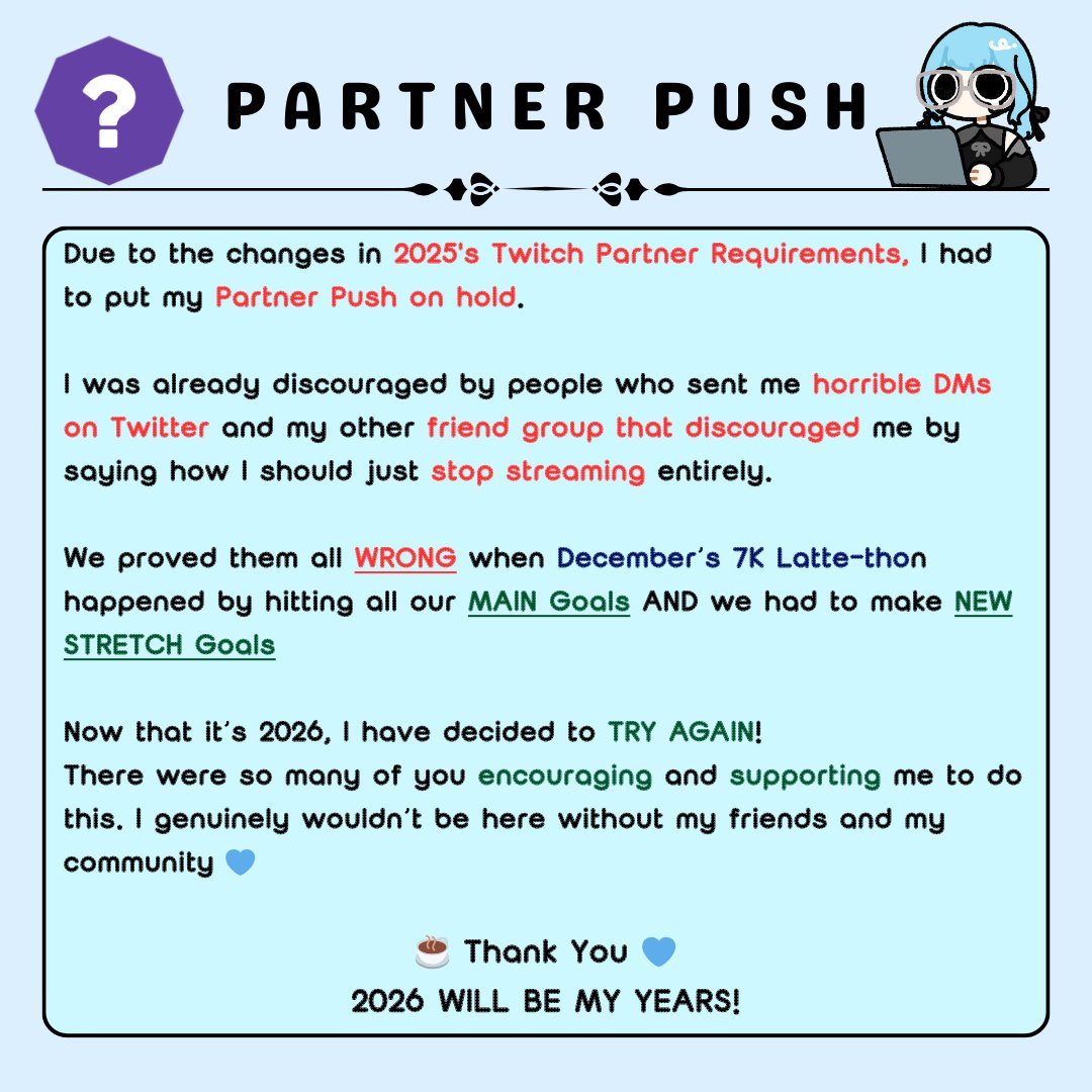 LisaLatteVT's tweet image. 🔵 𝙋𝘼𝙍𝙏𝙉𝙀𝙍 𝙋𝙐𝙎𝙃 🔵

2026 WILL BE MY YEAR!

I had so many people telling me that I shouldn't give up, here is what I have to say 💙