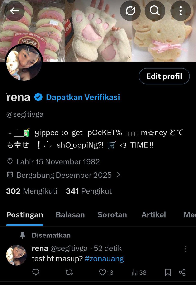 wts akun acc ba y25 masuk ht 

✓ verif email (v all+3k) 
✓ go green
✓ masuk mt dan ht deress 
✓ dapat data lengkap
✓bekas pemakaian pribadi promosi akun
✓enak banget diupfoll

💸 80k

#zonauang