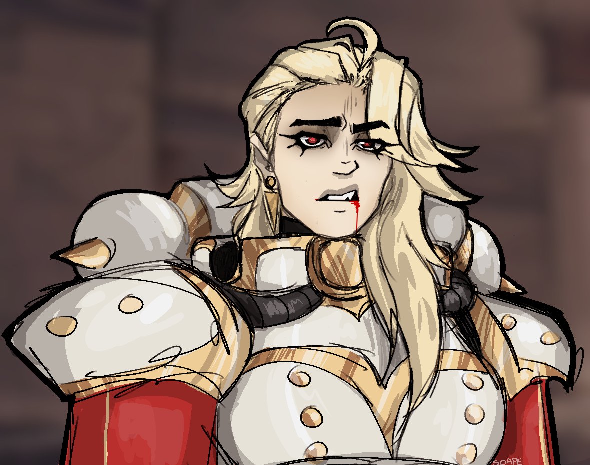 han_soape's tweet image. POV Falohne after she bites you (you said you were pure)