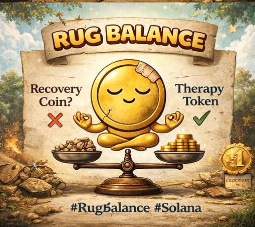 Rug_Balance_Sol's tweet photo. $RB is not a recovery coin.
$RB is therapy in token form.
Trade if you want. Laugh if you must.
Meme responsibly. π
#RugBalance #SolanaMemes https://t.co/8UrtxY7CdR