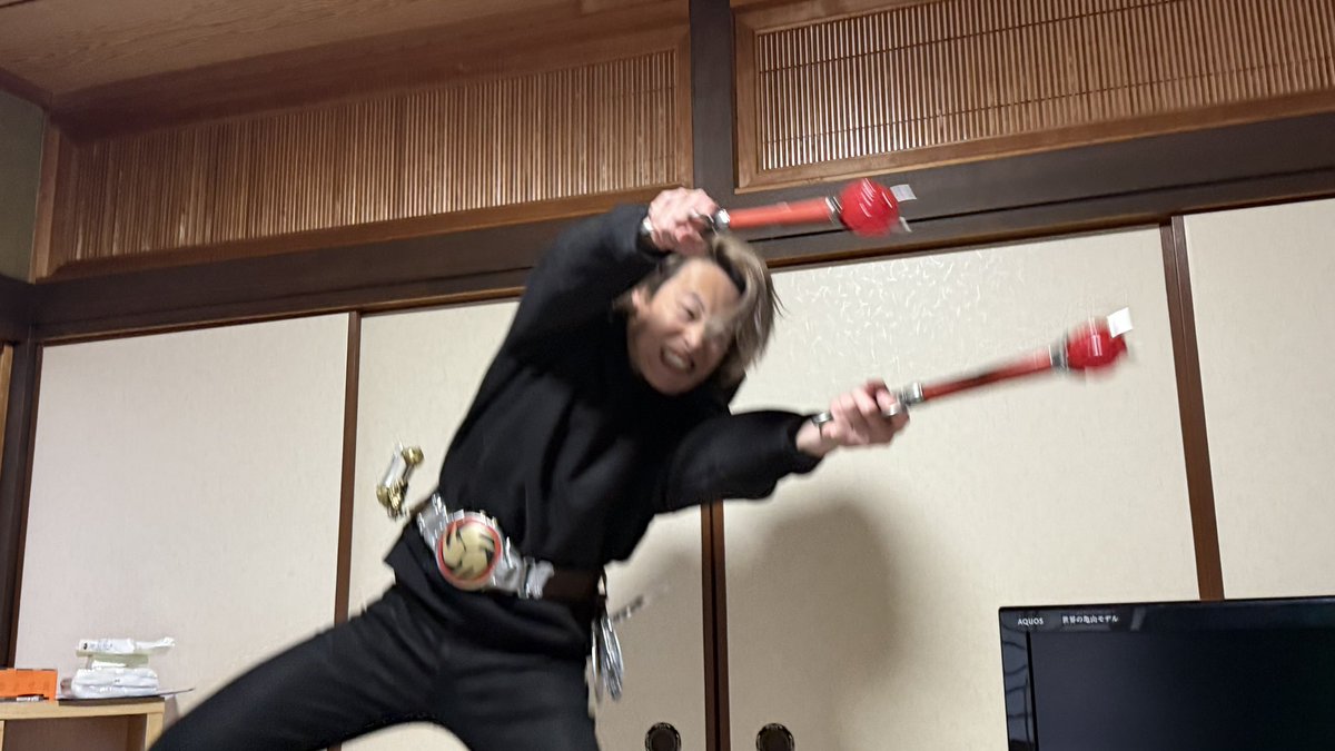 br_yuji's tweet photo. 響鬼のCSMレビュー動画撮るー！ https://t.co/PzolZjnxav