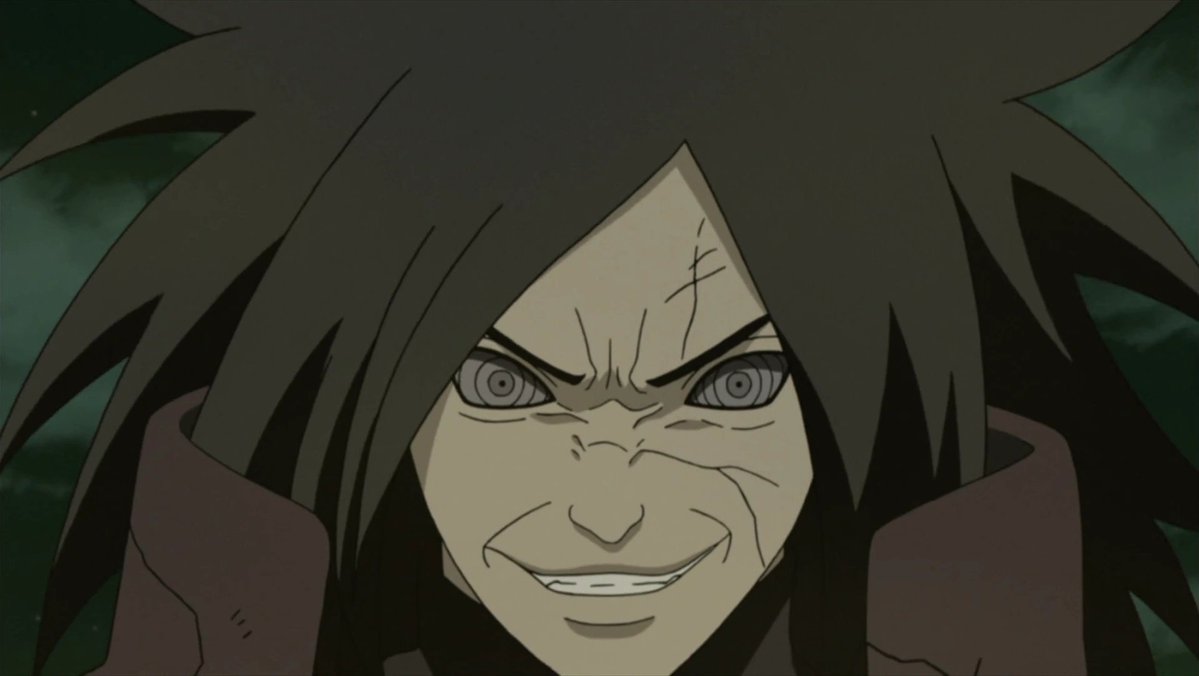 Madara has got to be the biggest pub stomper in anime. Bro was getting washed in ranked lobbies with Hashirama and decided to smurf on his alt against the shinobi alliance😭