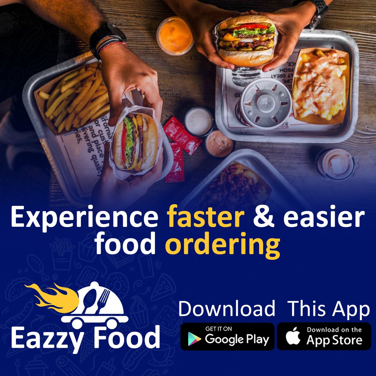 BlizzUganda's tweet photo. @EazzyFood Mobile App has launched a new advanced way of ordering for all kinds of meals from anywhere across the central region with Huge Discouts and offers.

#BlizzUgandaNews https://t.co/UGjT1nFVLe